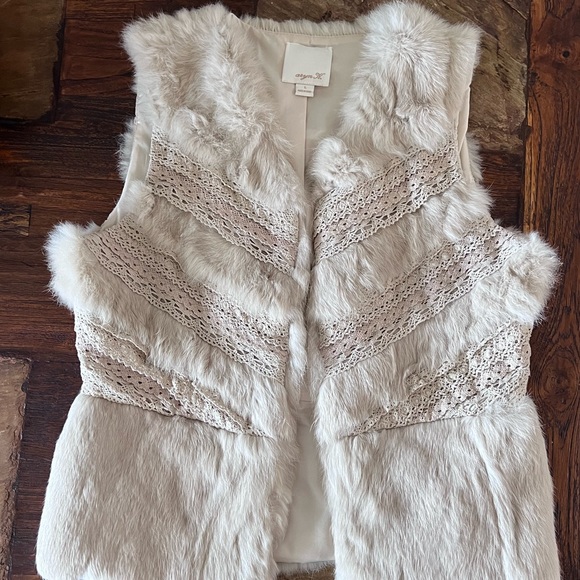 Aryn K Jackets & Blazers - Aryn K. Rabbit Fur Vest